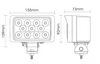 45W 4X6 INCH LED RECTANGULAR DRIVING LIGHTS