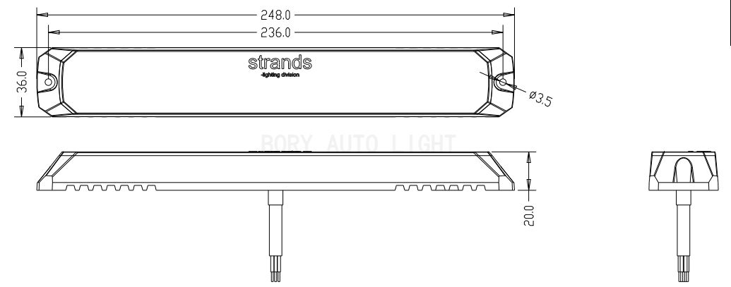 LED WARNING LIGHT + STD FUNCTIONS Stop/Tail+ Direction+ +Amber Warning